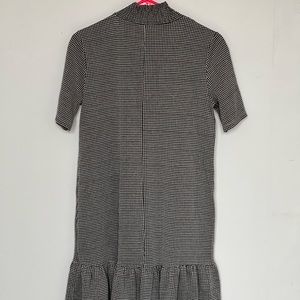 Zara black and white dress